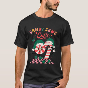Candy Cane Cutie Funny Candy Cane Crew Xmas Candy T-Shirt