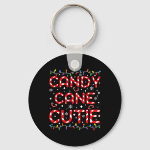 Candy Cane Cutie Funny Christmas Kids Toddler Xmas Key Ring