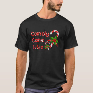 Candy Cane Cutie Funny Christmas Stocking Stuffer T-Shirt