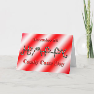 Candy Cane Day ~ December 26 Holiday Card