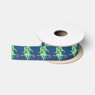 Candy Cane Elf Ribbon Satin Ribbon