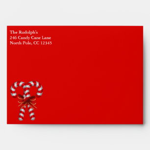 Candy Cane Envelope