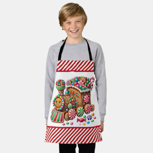 Candy Cane Express  Apron
