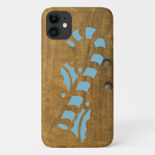 Candy Cane Faux Wood Holiday iPhone 11 Case