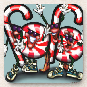 Candy Cane Gang Coaster