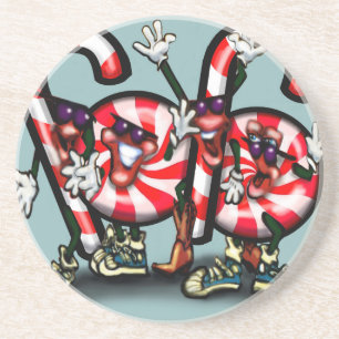 Candy Cane Gang Coaster