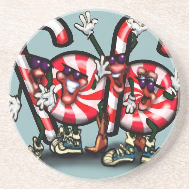 Candy Cane Gang Coaster (Front)