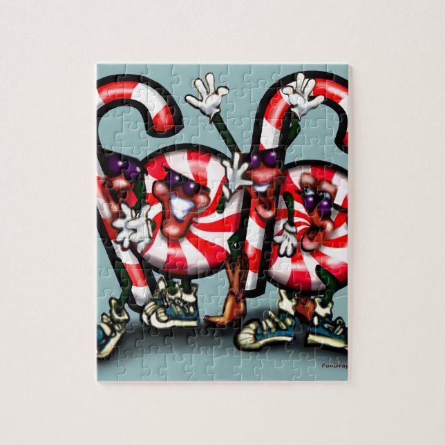 Candy Cane Gang Jigsaw Puzzle (Vertical)