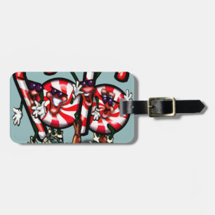 Candy Cane Gang Luggage Tag