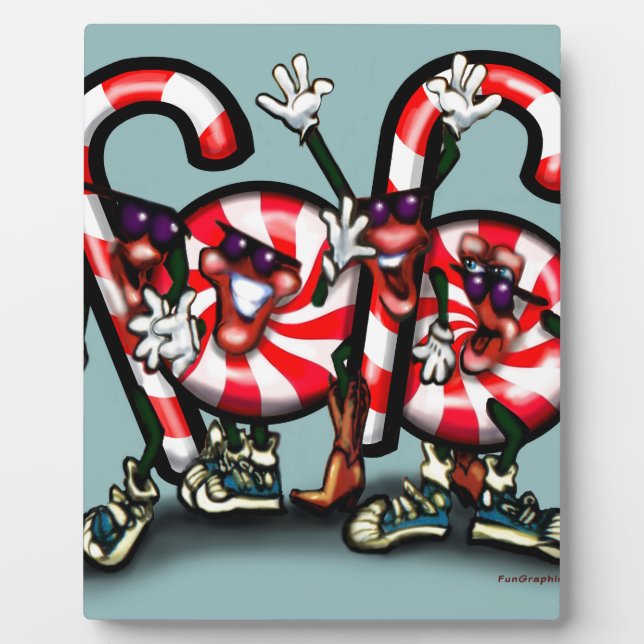 Candy Cane Gang Plaque (Front)