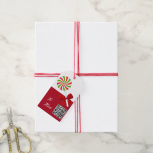 Candy Cane Gift Tag