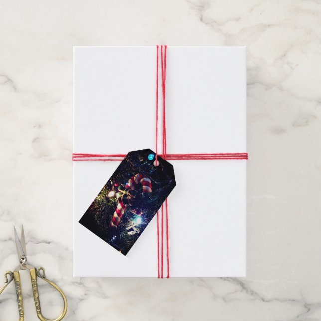 Candy Cane Gift Tags (With Twine)
