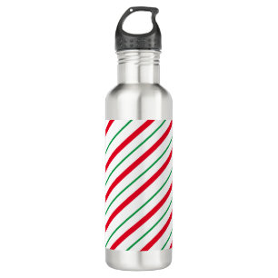Candy Cane Holiday  710 Ml Water Bottle