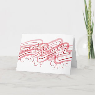 Candy Cane Holiday Card