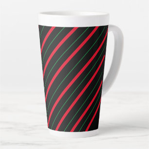 Candy Cane Holiday Latte Mug 