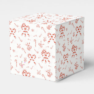 Candy Cane Jumble Favour Box