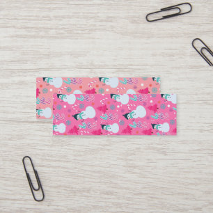 Candy Cane Lane Christmas Bookmark  Mini Business Card