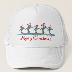 Candy Cane Lane Christmas Cap
