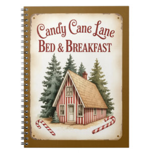 Candy Cane Lane Notebook