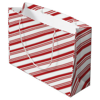 Candy Cane Large Gift Bag