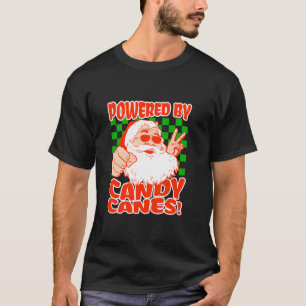 Candy Cane Lover Cool Santa Claus Girl Boy Men Wom T-Shirt