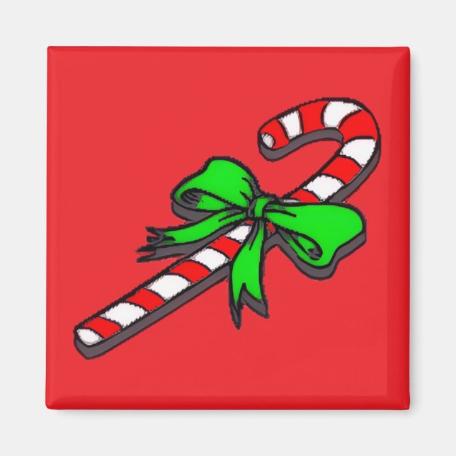 Candy Cane  Magnet (Front)