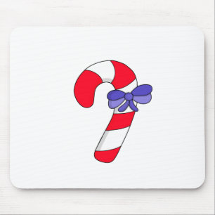 Candy cane mouse pad