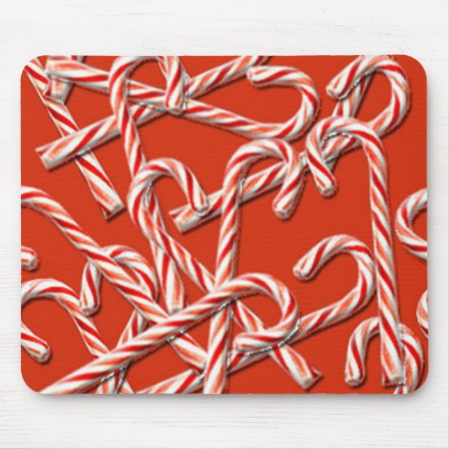 Candy cane Mousepad (Front)