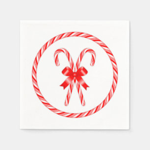 Candy Cane  Napkin