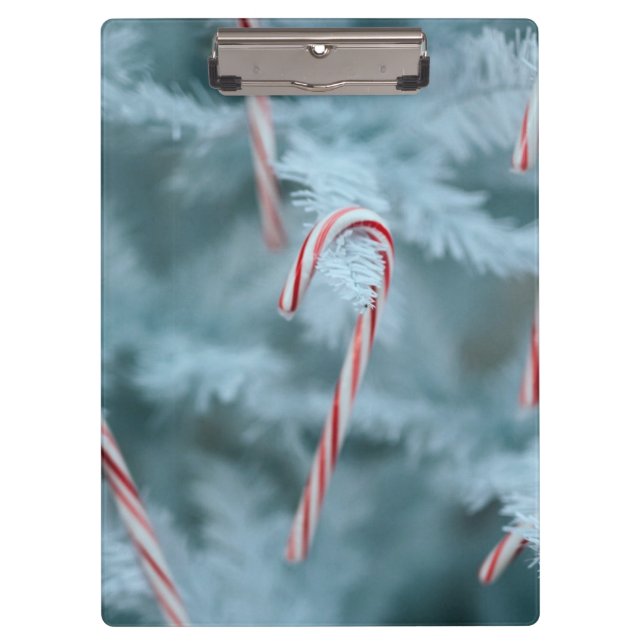 Candy Cane on Tree Clipboard (Front)