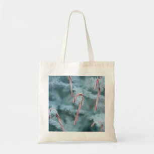 Candy Cane on Tree Tote Bag