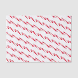 Candy Cane Pattern Tissue Paper