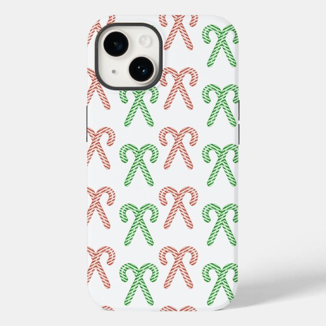 Candy cane/peppermint Case-Mate iPhone case (Back)
