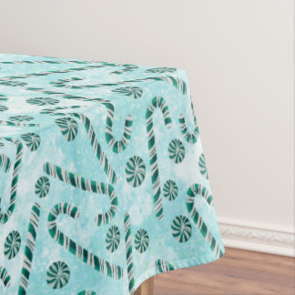 Candy Cane peppermint christmas Tablecloth