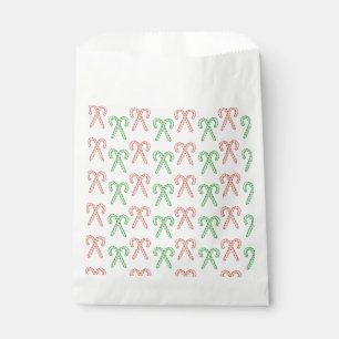 Candy cane/peppermint  favour bag