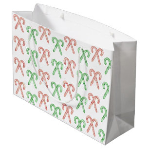 candy cane/peppermint Gift Bag