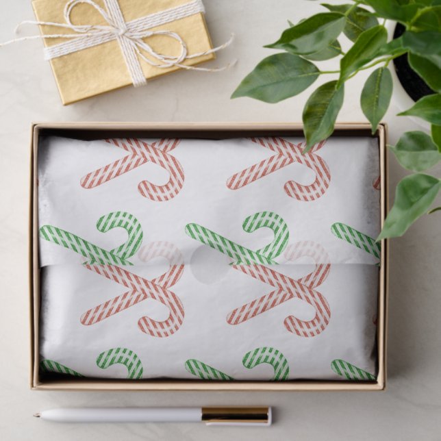 Candy cane/peppermint  tissue paper (Gift)
