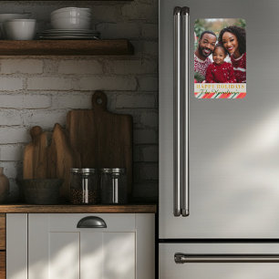 Candy Cane Photo  Magnet