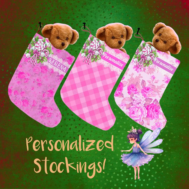 Candy Cane Pink Christmas Stocking (Creator Uploaded)