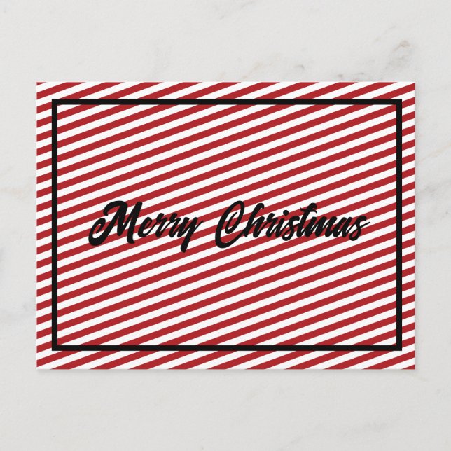 Candy Cane Postcard (Front)