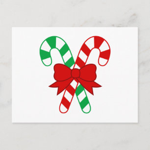 Candy Cane Postcard