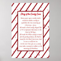 Candy Cane Poster