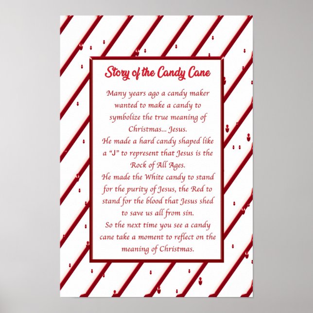 Candy Cane Poster (Front)