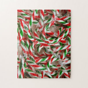 Candy Cane puzzle print