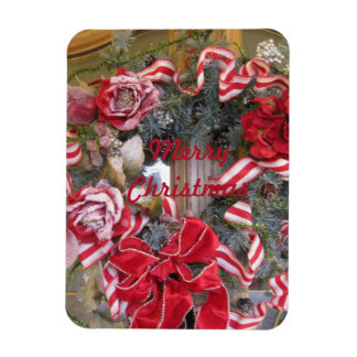 Candy Cane Ribbon Magnet
