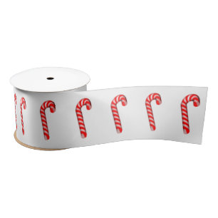 Candy Cane Ribbon Satin Ribbon