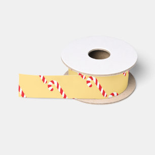 Candy Cane Satin Ribbon