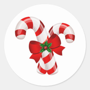 Candy Cane Stickers