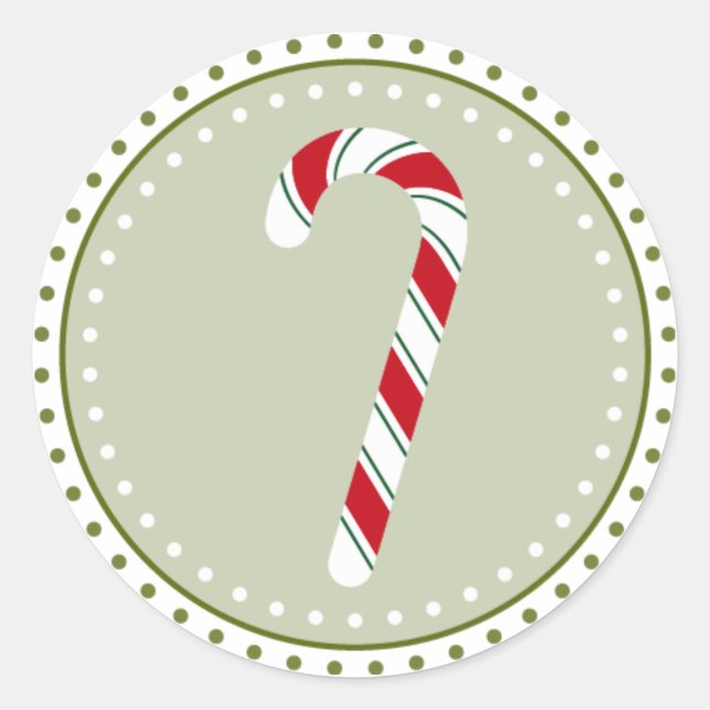 Candy Cane | Stickers (Front)