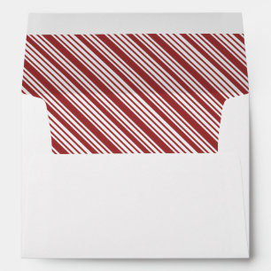 Candy Cane Stripe Envelope